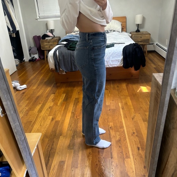 Abercrombie & fitch 90’s straight ultra high rise size 26/2R curve love - Picture 5 of 5